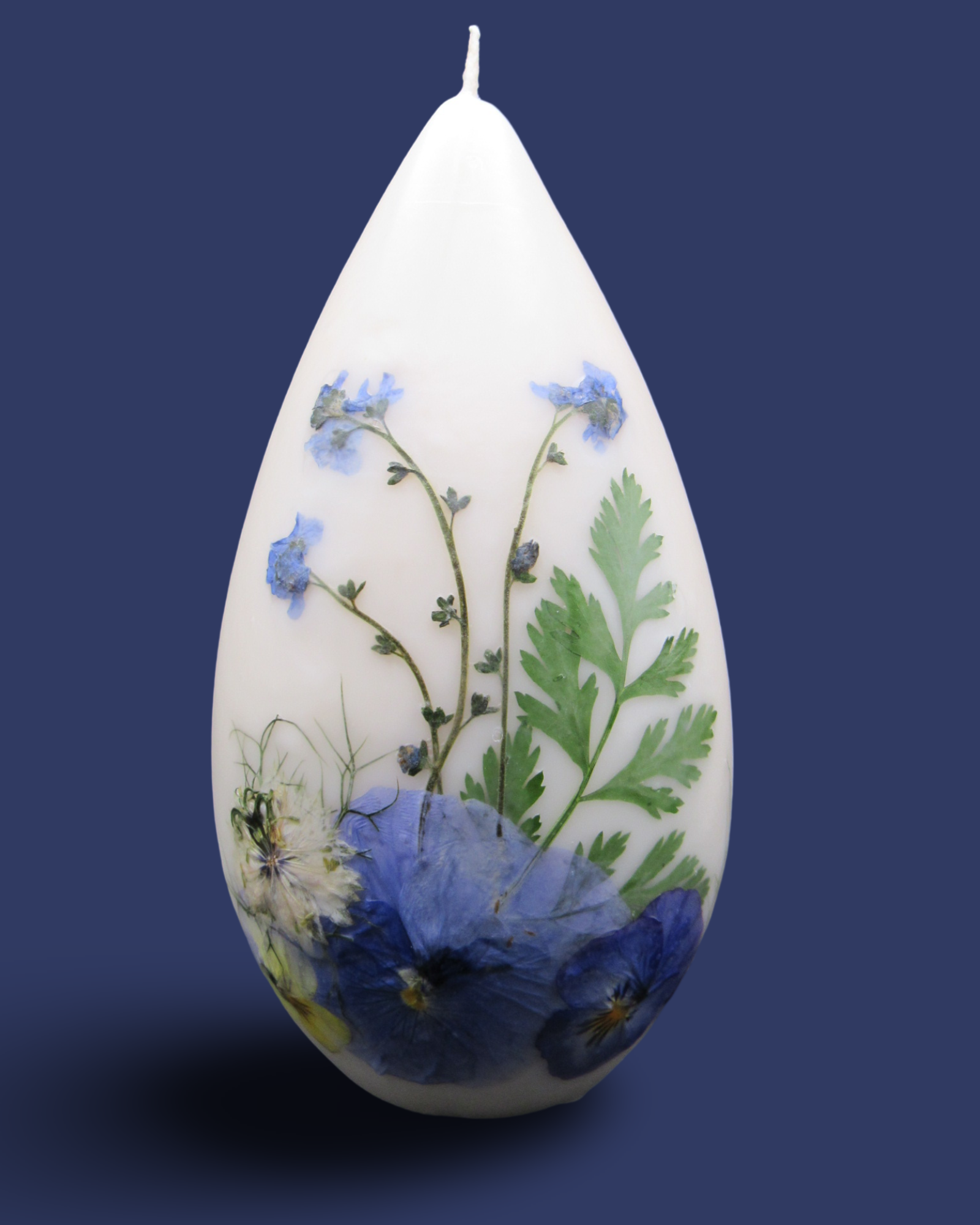 Tear Drop Flower Candle