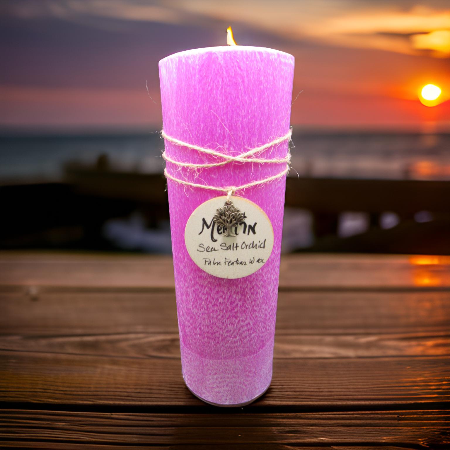 Merlin Large Pillar Candle