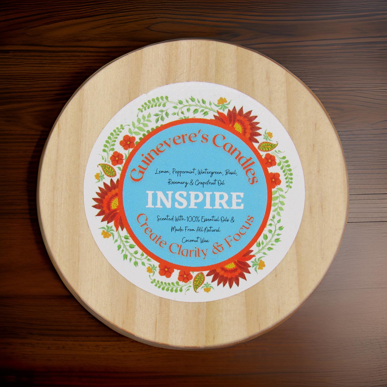 INSPIRE--CREATE CLARITY & FOCUS JAR CANDLE