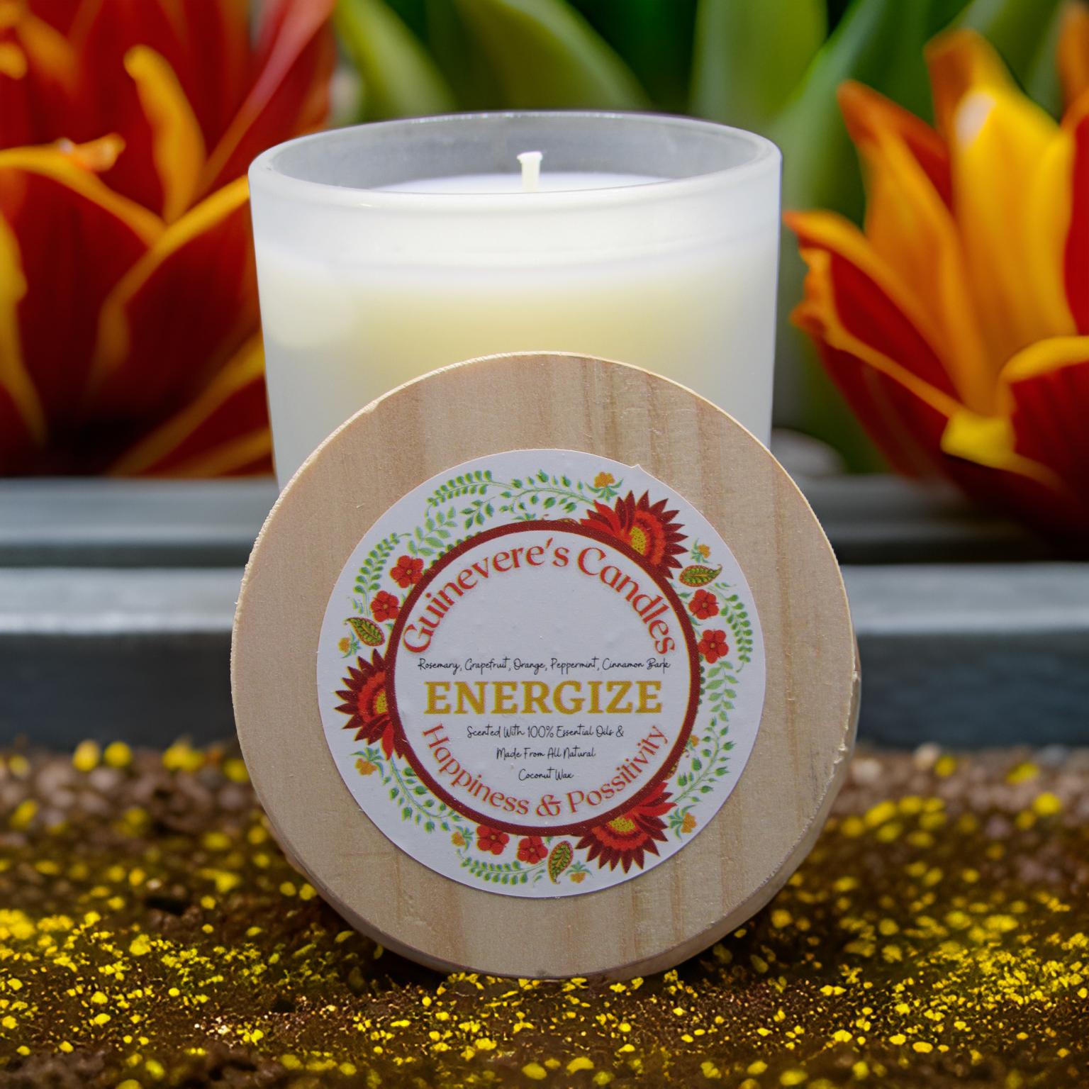 ENERGIZE--HAPPINESS & POSSITIVITY JAR CANDLE