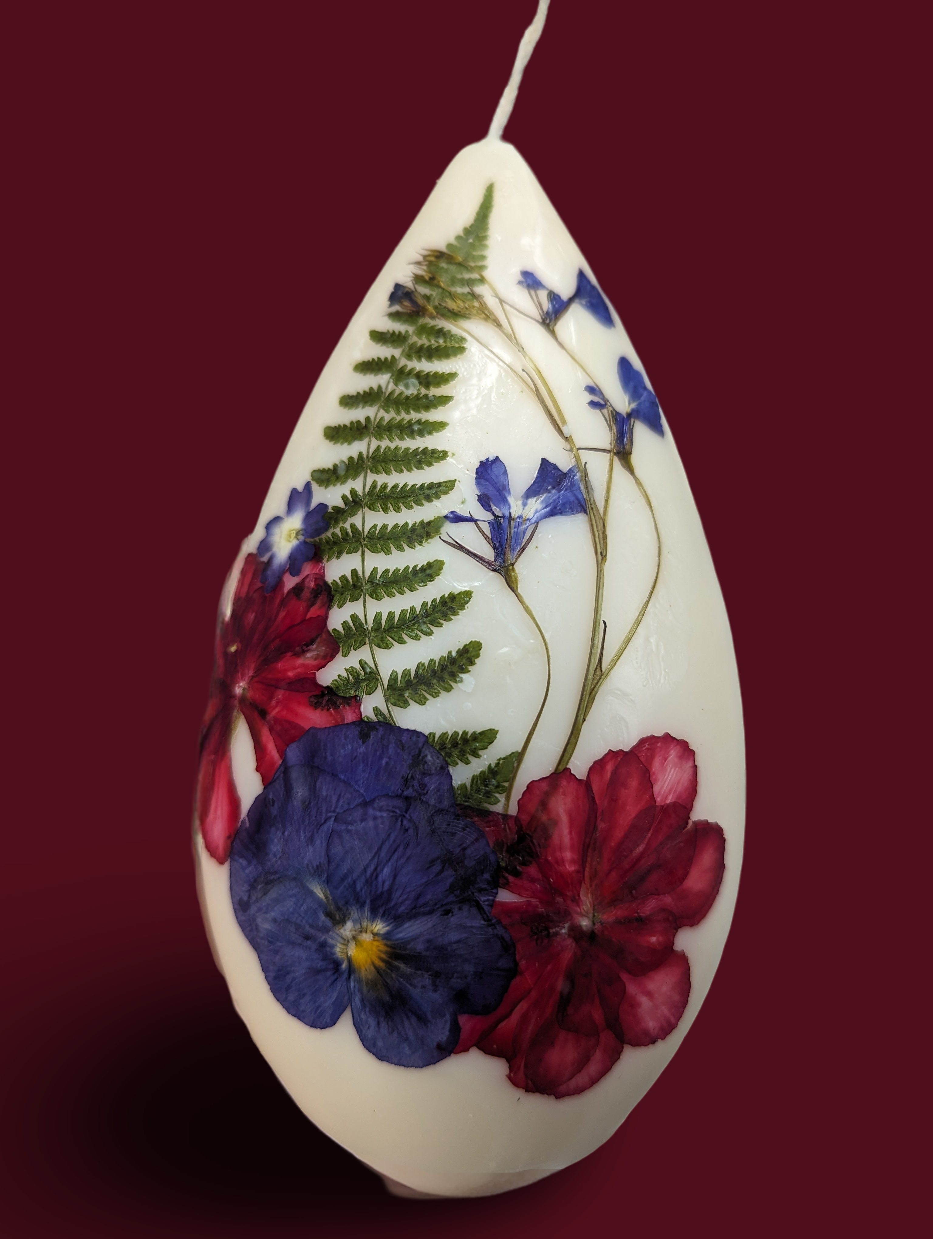 Tear Drop Flower Candle