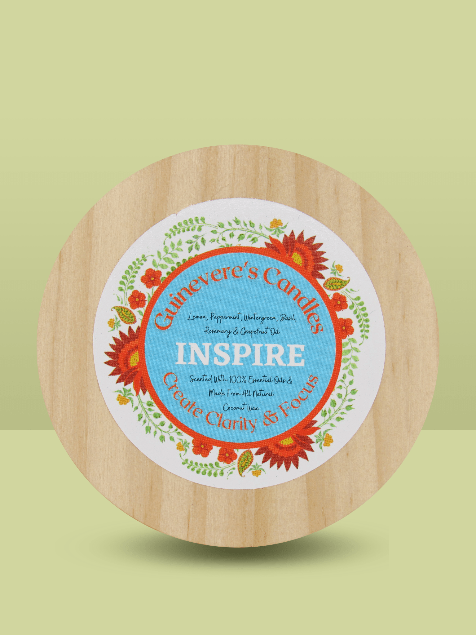INSPIRE--CREATE CLARITY & FOCUS JAR CANDLE