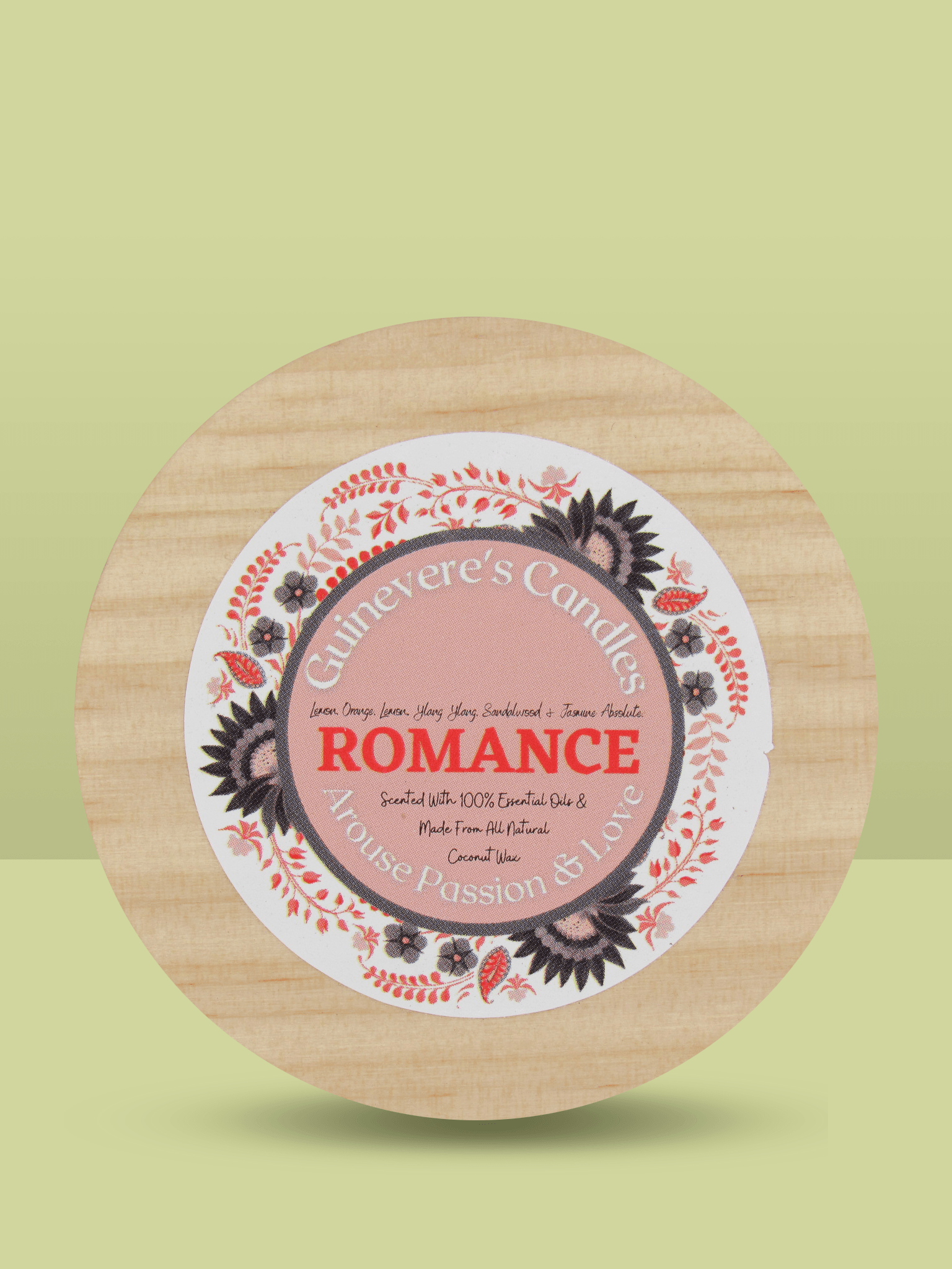ROMANCE--AROUSE PASSION & LOVE JAR CANDLE