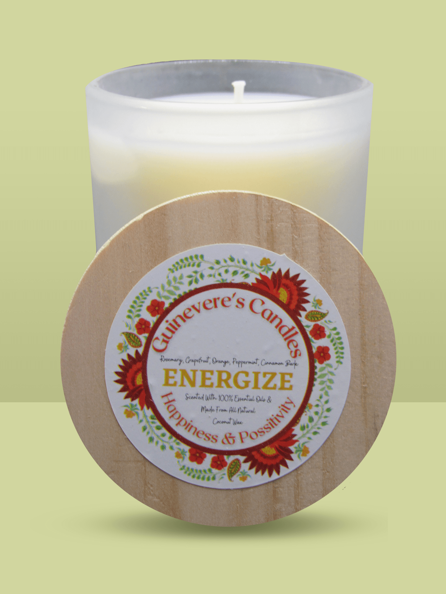 ENERGIZE--HAPPINESS & POSSITIVITY JAR CANDLE